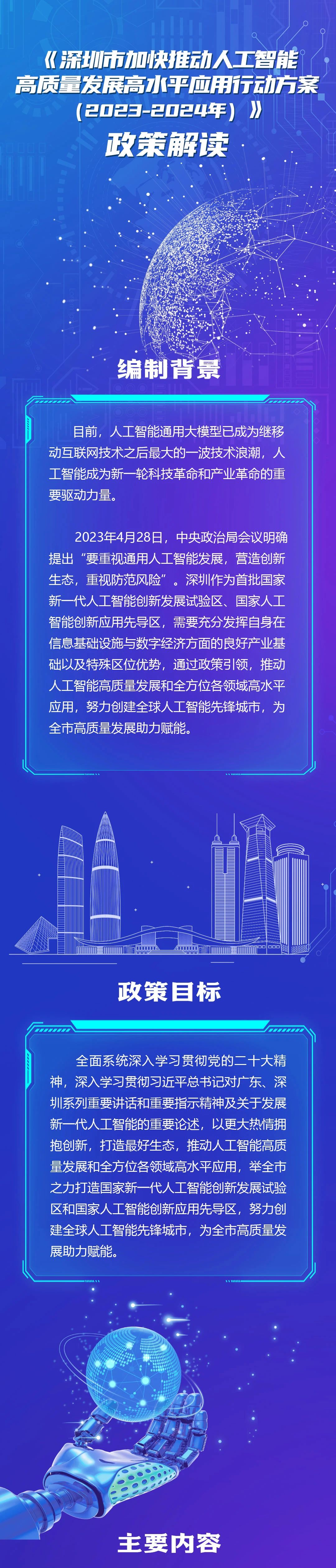 深圳：将统筹整合形成规模1000亿元人工智能基金群