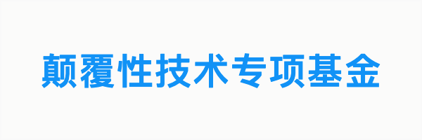 颠覆性技术专项基金