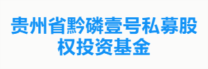 贵州省黔磷壹号私募股权投资基金