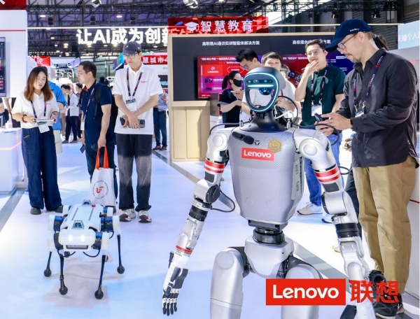 联想乐享超级智能体亮相2025 MWC上海 “硅基员工”全程与观众互动
