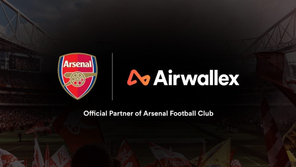 Airwallex空中云匯與阿森納達成多年全球合作伙伴關(guān)系