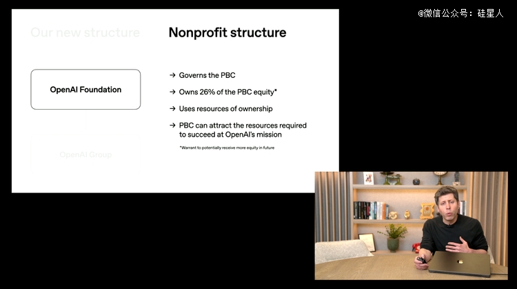 Sam Altman直播画面，讨论2028 AI研究员目标