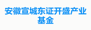 安徽宣城东证开盛产业基金
