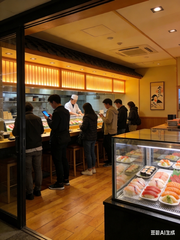 这个春节，年轻人在寿司郎排队
