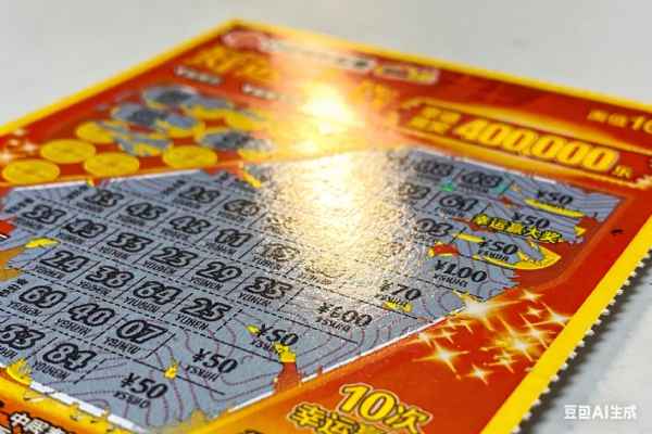 刮刮乐上瘾的年轻人