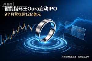 「智能指环王」Oura正式启动IPO：9个月营收超12亿美元，付费会员达500万名