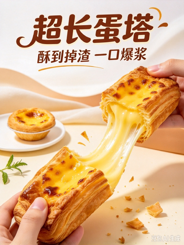 60cm长蛋挞9月卖出超1200万根，谁在赚钱？能红多久？